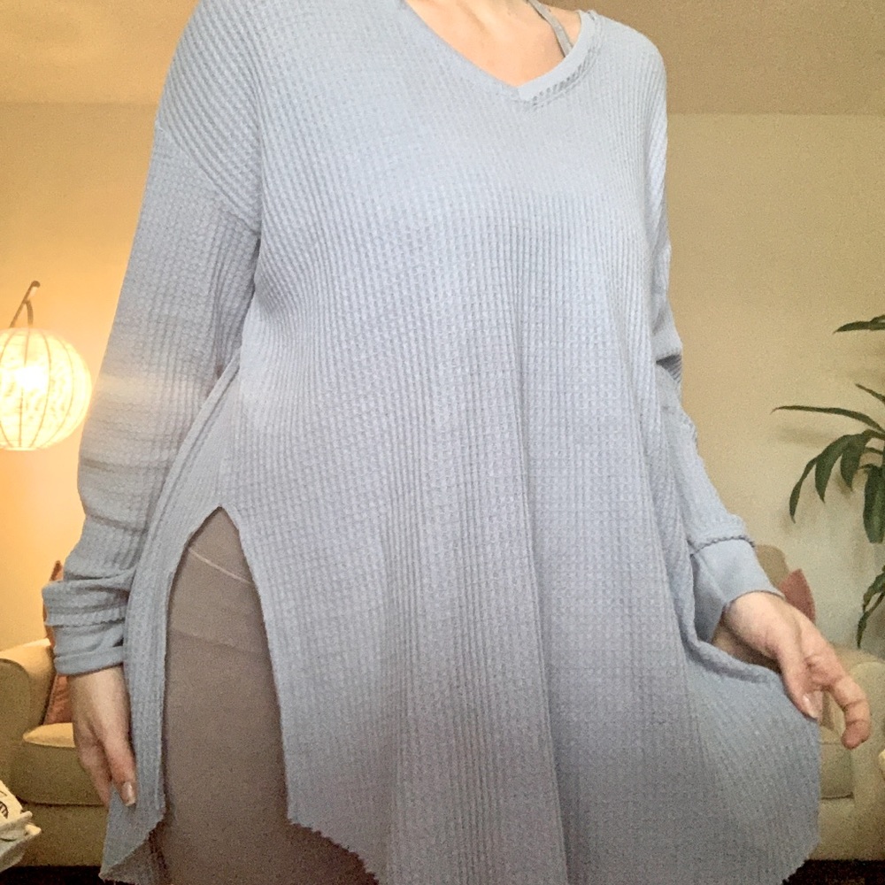 Z Supply thermal v-neck long sleeve